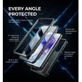 thumbnail image 4 of Dexnor for Samsung Galaxy A35 5G Case, [2 Front Frame] [Bulit-in Slide Camera Cover & Kickstand] Heavy Duty Military Grade Protection Shockproof Phone Case with Screen Protector, 6.6 inch Black, 4 of 7