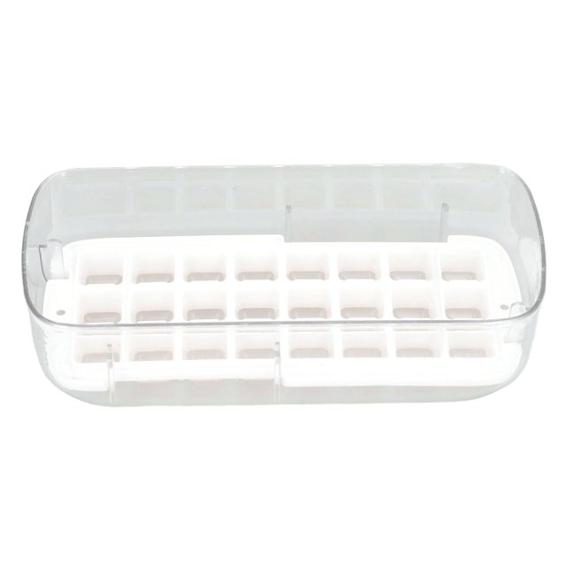 Bandeja para cubitos de hielo con tapa, molde de silicona para cubitos de hielo Bandeja para cubitos de hielo de silicona Molde para cubitos de hielo Rendimiento potente