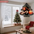thumbnail image 3 of Stylish Metal Hanging Christmas Tree Wind Spinner - Festive Garden Decoration with Red Baubles & Candy Design for Yard, 3 of 7