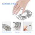 Steel Ring Mandrel Gauge Marked Sizer Metal Jewelry Sizing Tool Stick