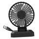 thumbnail image 4 of Ventilador de escritorio de viento fuerte de rotación de ventilador de circulación de aire de refrigeración de coche automotriz 360  degree Cabeza única 5V Zulema Mini ventilador de coche, 4 of 8