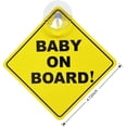 thumbnail image 2 of Baby on Board Sticker for Cars 2PCS , Baby On Board Warning Signs with Suction Cups , Durable and Strong Without Residue, 2 of 7