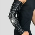 thumbnail image 5 of D GROEE 1Pair UV Sun Spider Web Pattern Arm Sleeves for Men & Women Sports Compression Breathable Sleeve, 5 of 7