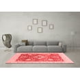 thumbnail image 3 of Ahgly Company Indoor Square Oriental Red Traditional Area Rugs, 5' Square, 3 of 4