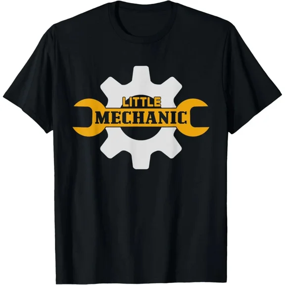 Little Mechanic Kid T-Shirt Workshop Boy's Cool Mechanic Shirt for Kids