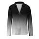 thumbnail image 4 of Blusa informal de manga larga con cuello en V y estampado floral para mujer Pompotops  FGAJ16304, 4 of 5