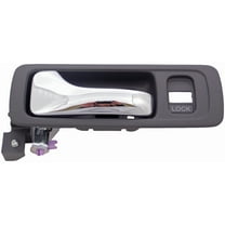 Dorman 81747 Front Driver Side Interior Door Handle for Specific Acura Models, Chrome Lever; Gray Housing