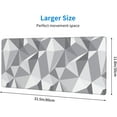 thumbnail image 3 of Grey Geometric Gray Gaming Mouse Pad Large XL Desk Mat Abstract Long Extended Pads Big Mousepad for Home Office Decor Accessories, 3 of 6