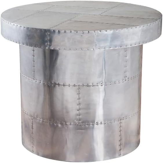 Aluminum Aviation Round Coffee Table Aviator Coffee Tables for Living Room Modern Farmhouse Furniture