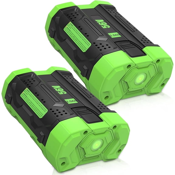 2Pack 3.0Ah Replacement Battery for EGO 56V Battery Compatible with EGO 56 Volt Battery Tools Lawn Mower Leaf Blower