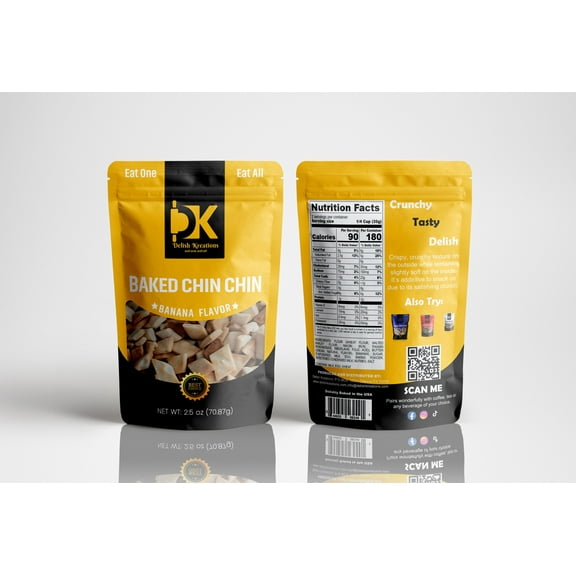 Baked Chin Chin Banana Flavor 2.5oz