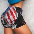 thumbnail image 2 of Sikiie Largemouth Bass Fish in USA Print Workout Shorts Women Scrunch Butt Gym Shorts Seamless High Waist Tummy Control Yoga Biker Athletic Shorts, 2 of 5