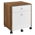 thumbnail image 4 of Modway Classeur en Bois Transmit en Noyer Blanc, 4 of 9