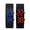 Pack of 2, variant on Women's Men's Watches Fashion Novelty Lava Red Blue LED Digital Stainless Steel Black Bracelet Watches