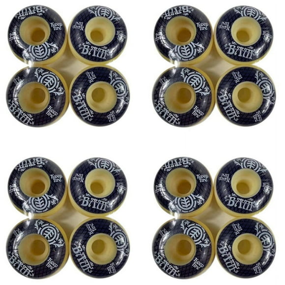 16Pcs Skateboard Wheels 54mm PU Hardness Skate Board 85A Longboard Wheels for Street Longboard Skate Deck Wheel