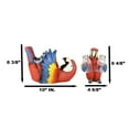 thumbnail image 5 of Red Scarlet Macaw Parrot Wine Bottle And Salt Pepper Shakers Holder Figurine Set, 5 of 9