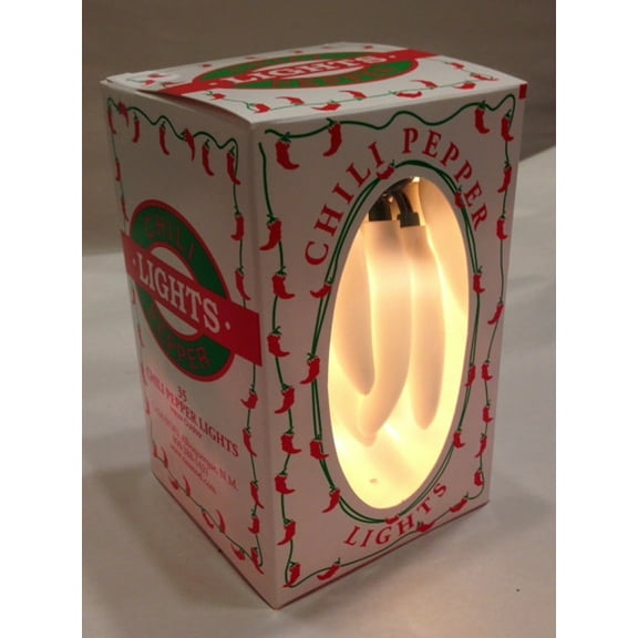 Chili pepper string lights - LED 50 lights - Wedding Party Style - white - made in AMERICA - Free Ship