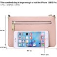 thumbnail image 4 of Small Genuine Leather Crossbody Bags for Women Mini Shoulder Bags Wallet Purses, 4 of 6