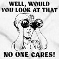 thumbnail image 2 of Funny No Ones Cares Attitude Joke Men's Graphic T Shirt Tees Brisco Brands S, 2 of 6