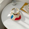 thumbnail image 3 of LJNYFDC Summer Hat Empty Top Hat Outdoor Beach Hat for Kids Protection Hat with Large Brim Breathable Ultralight Print, 3 of 6