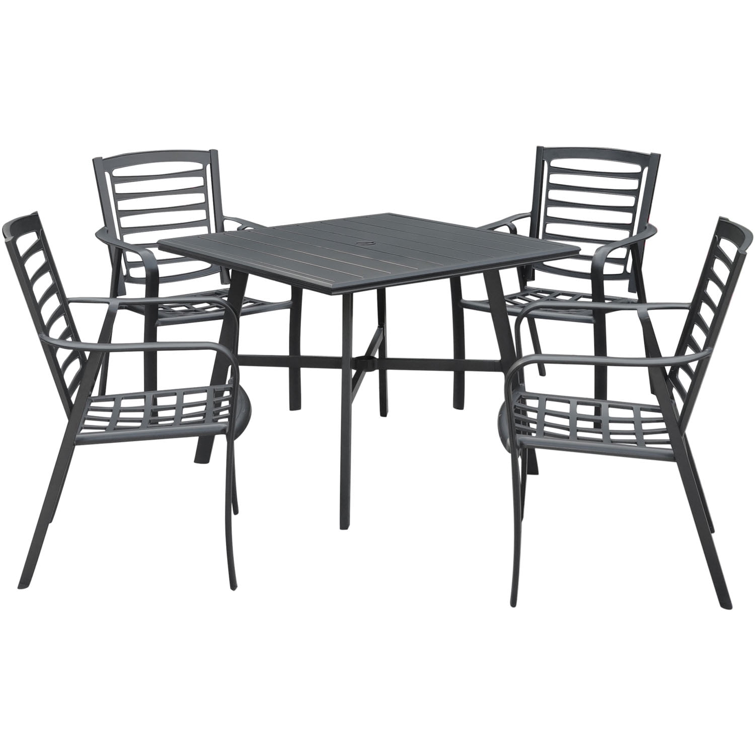 Hanover Pemberton 5Piece CommercialGrade Patio Dining Set with 4