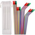 thumbnail image 1 of HEANUJJ 16Ud Kit De Pajillas Metálicas Reutilizables Con Punta De Silicona Y Bolsa Portátil, 1 of 7