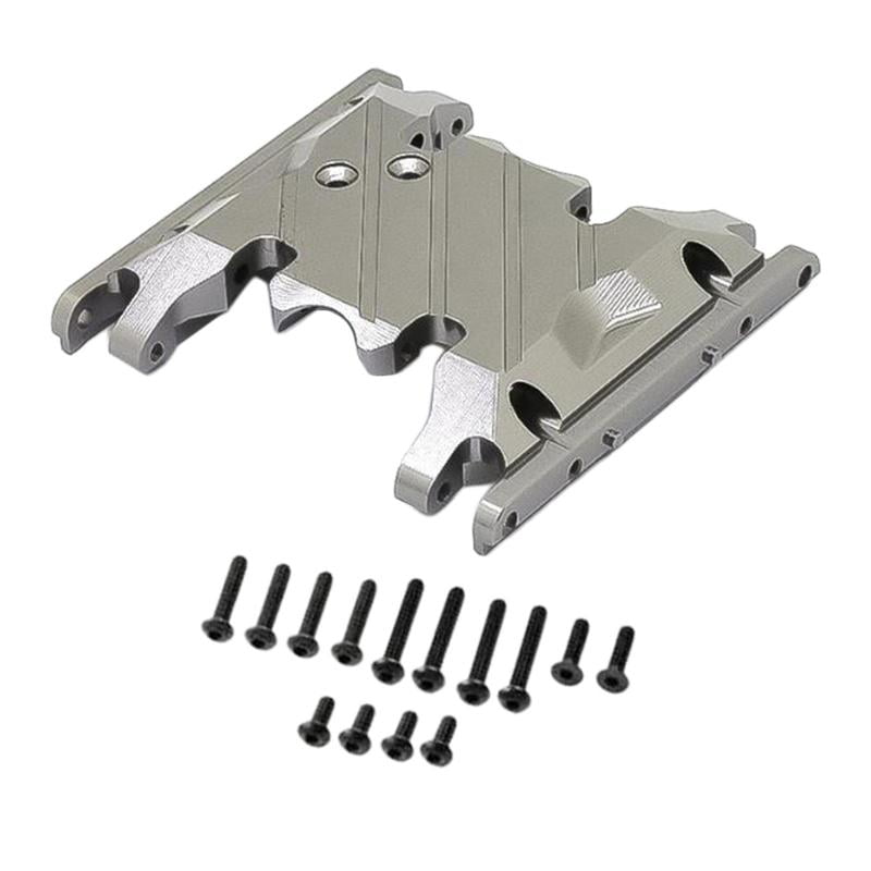 Aluminum Base Mount Center Skid Plate for AXIAL SCX10 II 90046 90047 1/10 RC Car 