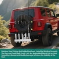 thumbnail image 3 of Fishing Rod Holder for Car 5 Link Tube for 2" Hitch Receiver Angle Adjustable Stainless Steel Fishing Pole Rack Rust Resistant Quick Release, Corrosion Resistant, 3 of 7