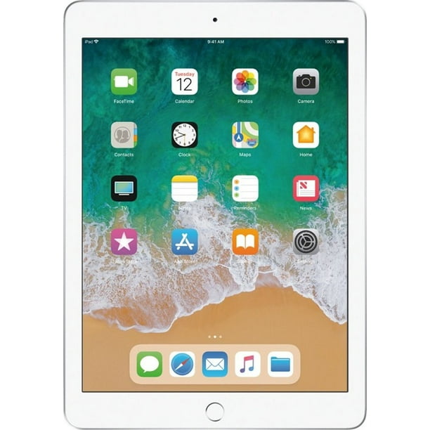 Refurbished Apple Ipad 9 7 5th Gen 32gb Wi Fi Cellular A13 Mp252ll A Silver Walmart Com Walmart Com