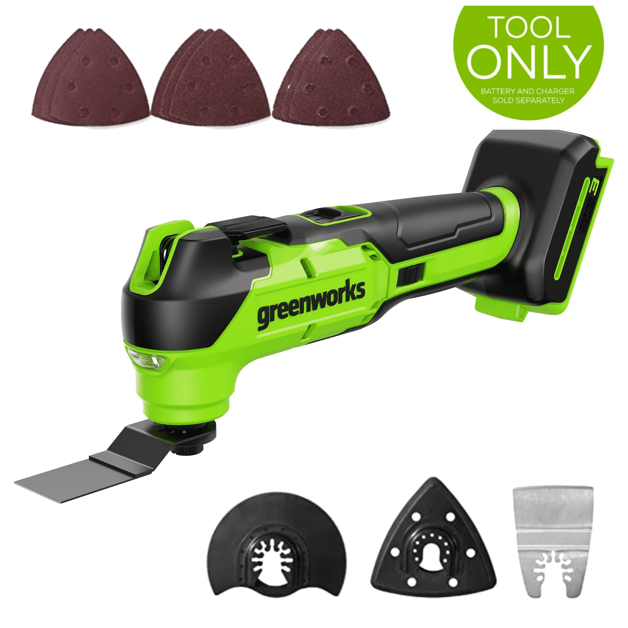 Rockwell RK5132K 3.5A Oscillating Power Tool, 32000 OPM, 32 Piece