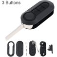 thumbnail image 3 of Funda de repuesto para llave de coche plegable CHAO compatible con Fiat 500 Doblo Ducato Panda Punto 3 botones, 3 of 5