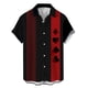 thumbnail image 1 of Camisa de bolos CURBODO con estampado hawaiano retro para hombre 3XL, 1 of 3