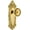 Lifetime Brass, variant on Grandeur Soleil Door Knob with Grande Victorian Plate