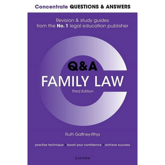 Concentrate Questions & Answers Concentrate Questions and Answers Family Law: Law Q&A Revision and Study Guide, (Paperback)
