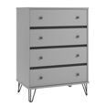 thumbnail image 2 of Owen 4 Drawer Dresser, Dove Gray, 2 of 9