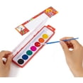 thumbnail image 4 of Way To Celebrate 8-Color Watercolor Paint Set Party Favors for Kids, 4 Count with Paintbrush, 4 of 6