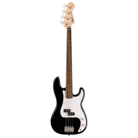 Pre-Owned Fender Squier Sonic Precision Bass 4-String Right-Handed Bass Guitar with Poplar Body and Indian Laurel Fingerboard (Black)