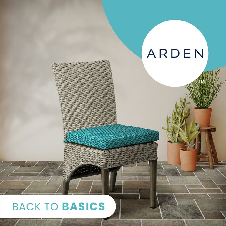 Arden Selections Basics Outdoor Seat Pad Cushion 17 x 17 Water Repellent and Fade Resistant Luna Geometric Walmart