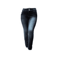 thumbnail image 2 of Jack David Women's Plus Size Stretch Black High Waist Denim Jeans Pants Skinny Leg (FV51209MS), 2 of 5
