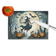 thumbnail image 5 of Flying Witch Spooky Halloween Glass Cutting Board Large 12 in x 15 in, 5 of 5