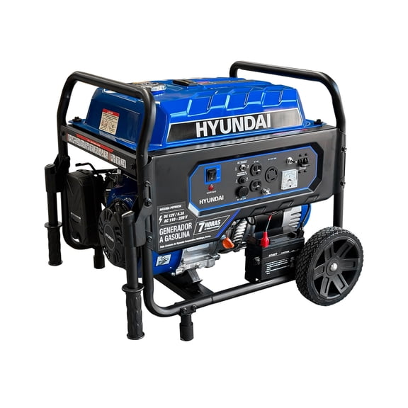 Generador Portátil Hyundai 5500w con motor 10 Hp 110v/220v
