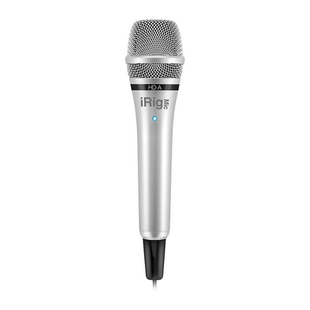Micrófono Digital para Android y PC iRig Mic HD-A IK MULTIMEDIA plateado 7.8x13.49x24