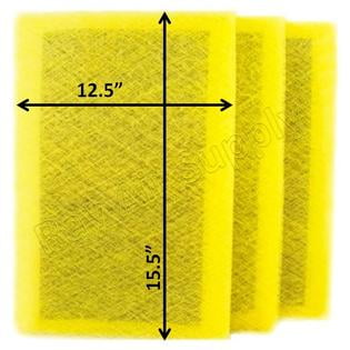 

Pristine Air Cleaner Replacement Filter Pads 14x28 Refills (3 Pack)