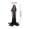 thumbnail image 3 of Halloween Decor Halloween Candy Halloween Inflatables Bat Halloween Decorations Hanging Ghost 57 Inch Animated Skeleton Flying Ghost With Sound Activated Scary Skeleton Props Hous(Buy 2 get 1 free), 3 of 3
