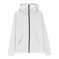 thumbnail image 6 of LONKITO Zip up Hoodies for Men, Long Sleeve Balaclava Hoodie Casual Warm Hooded Sweatshirts with Pockets Size M, 6 of 8