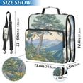 thumbnail image 2 of FORMRS Zipper Binder with Shoulder Strap 2-inch Ring 500 Sheet Capacity File Bag, Beige Mountain, 2 of 5