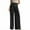 Black, variant on Fmbrln Womens Suit Pants Office Business Work Pants Casual Commuting Straight Wide Leg Pants Dressy Pants Khaki L