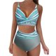 thumbnail image 1 of Gibobby Traje de Baño Sexy Bikini 2023 nuevo traje de baño para mujer, traje de baño de cintura grande, Bikini teñido con dividido, traje de baño TANKINI(Gris,M), 1 of 5