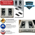 thumbnail image 6 of Stove Protector Liners Compatible with GE Stoves, GE Gas Ranges - Customized - Easy Cleaning Liners for GE Compatible Model JGBS60GEK3SA, 6 of 8