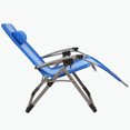 thumbnail image 4 of Kamp-Rite Outdoor Folding Reclining Zero Gravity Chair w/Head Pillow, Blue, 4 of 9